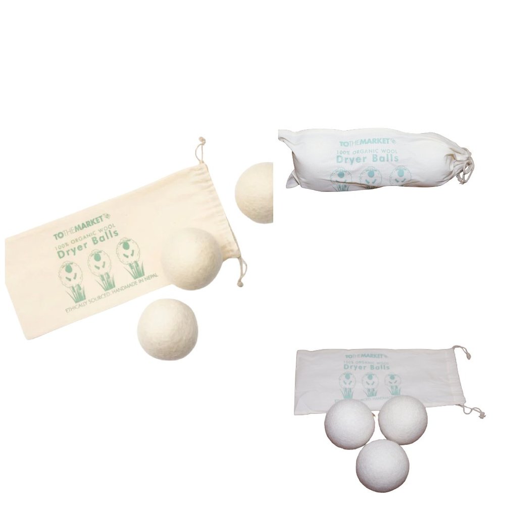 TOTHEMARKET Wool Dryer Balls for Dryer